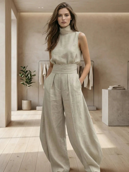 Luvia — Athena Linen Jumpsuit ✨