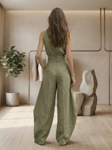 Luvia — Athena Linen Jumpsuit ✨