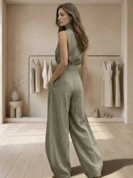 Luvia — Athena Linen Jumpsuit ✨