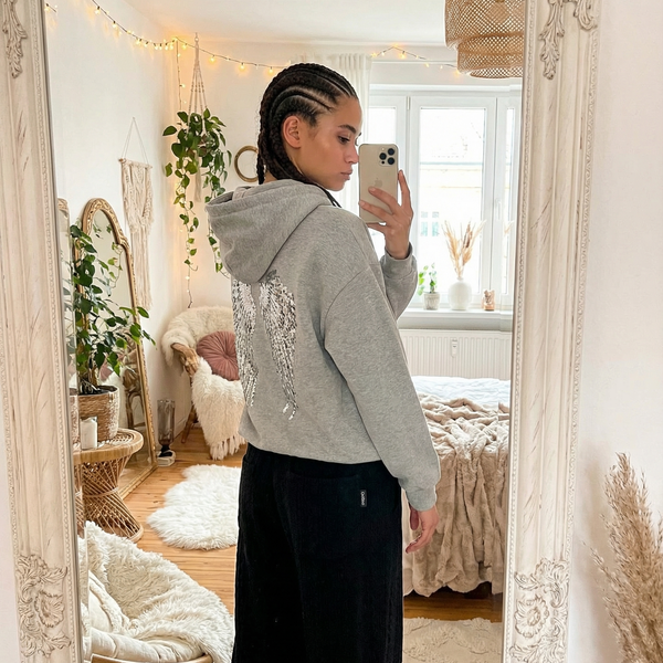 Luvia — Sequin Angel Wing Hoodie 🪽✨